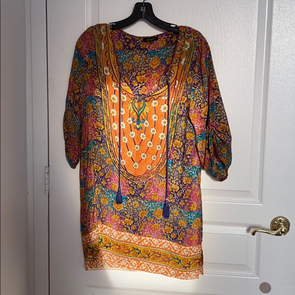 Tolani printed dress in size small